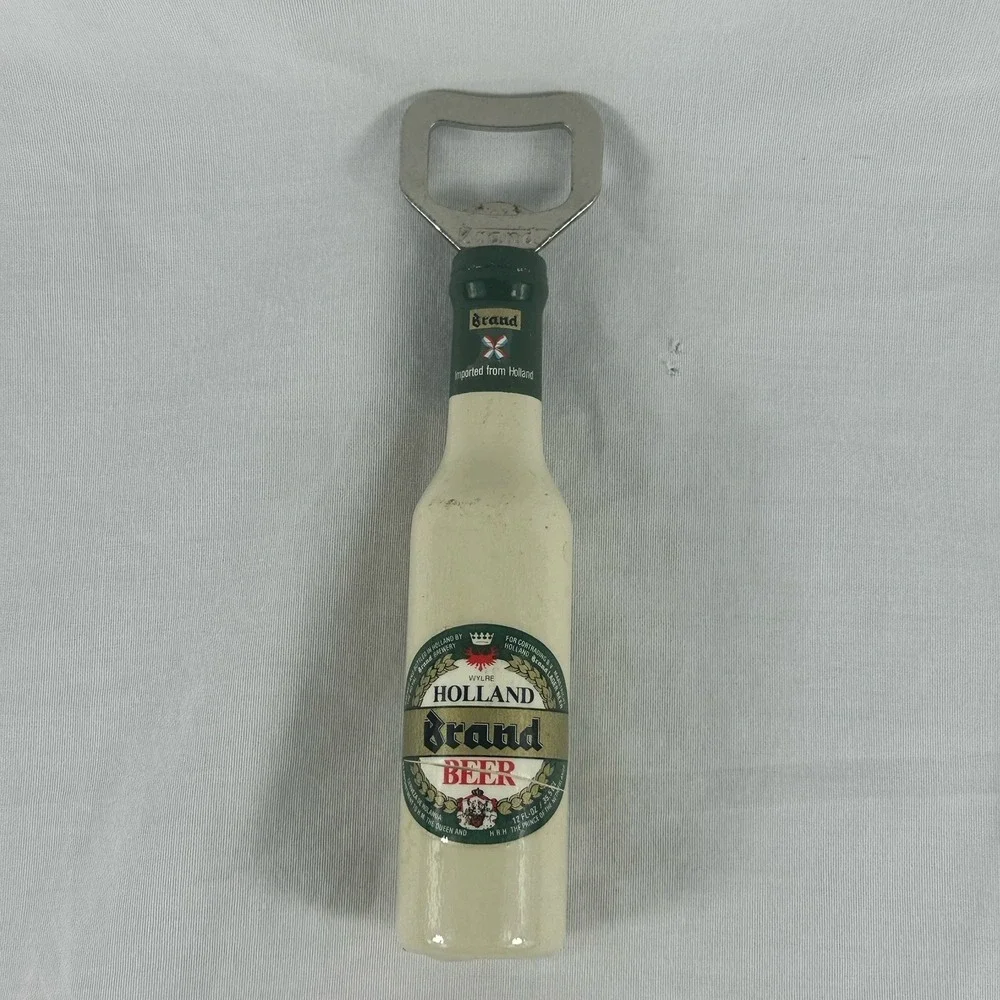 Vintage Miniature Holland Brand‎ Beer Bottle Opener Old Advertising Bar